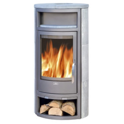 Krbová kamna ABX Polar 6 šedý korpus, mastek